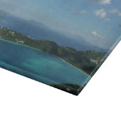 Magens Bay, St. Thomas Schöne Inselszene Schneidebrett (Ecke)