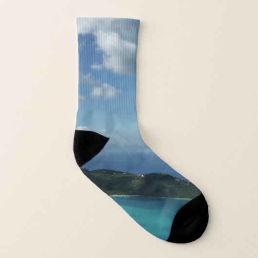 Magens Bay, St. Thomas Schöne Inselszene Socken (Links - Innen)