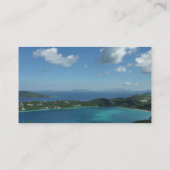 Magens Bay, St. Thomas Schöne Inselszene Visitenkarte (Rückseite)
