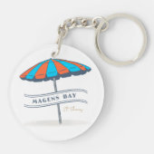 Magens Bay St Thomas USVI Caribbean Beach Time Schlüsselanhänger (Rückseite)