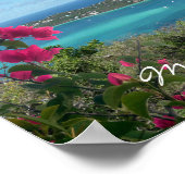 Magens Bay St. Thomas USVI Tropical Beach Foto Poster (Ecke)