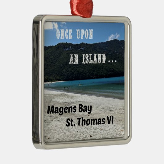 Magens Bay, St. Thomas VI Ornament Aus Metall (Rechts)