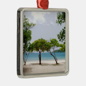 Magens Bay, USVI Ornament Aus Metall (Rechts)