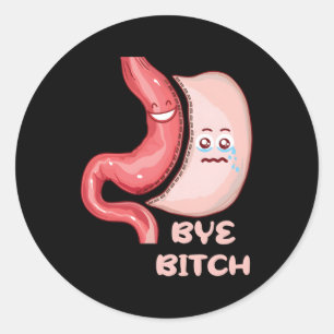 Magenschlauch Bariatric Vsg Operation Gastric Awar Runder Aufkleber