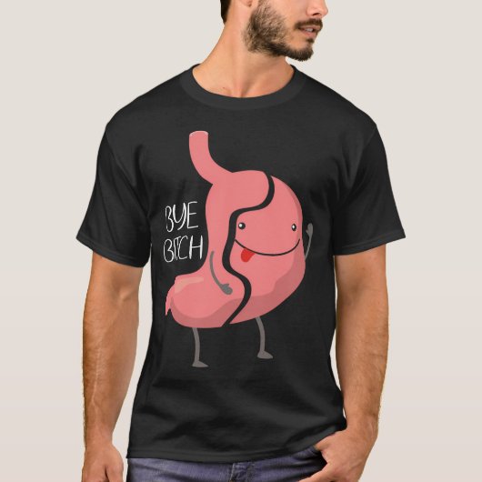Magenschlauch Bariatric Vsg Operation Gastric T-Shirt (Vorderseite)