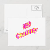 Magenta 1\2 Jahrhunderte Postkarte (Vorne/Hinten)