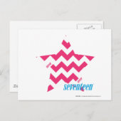 Magenta 2 postkarte (Vorne/Hinten)