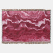 Magenta Agate Decke (Vorderseite)