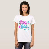 Magenta Aloha Beaches Summer Pub T - Shirt (Vorne ganz)