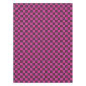 Magenta and smoke checkerboard pattern tischdecke (Vorderseite)