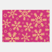 Magenta and Yellow Modern Holiday Geschenkpapier Set (Vorderseite 3)