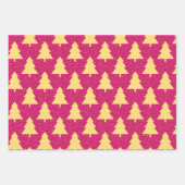 Magenta and Yellow Modern Holiday Geschenkpapier Set (Vorderseite 2)