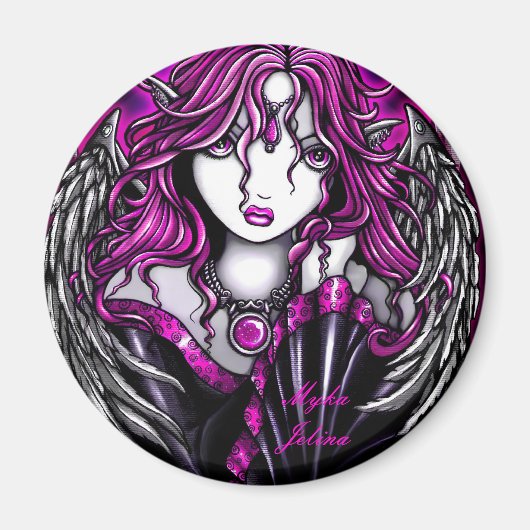 Magenta Angel Magnet (Vorne)
