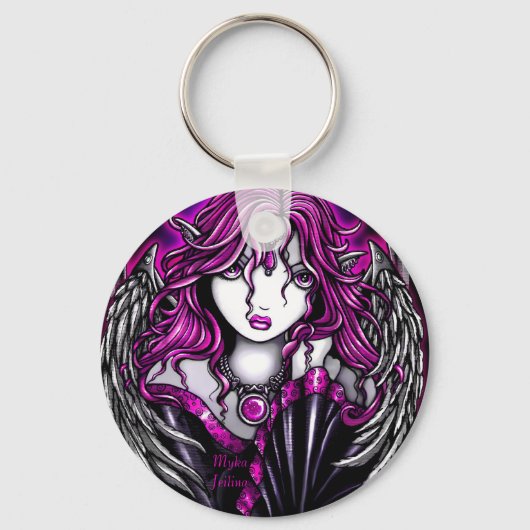 Magenta Angel Schlüsselanhänger (Vorderseite)