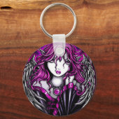 Magenta Angel Schlüsselanhänger (Vorderseite)