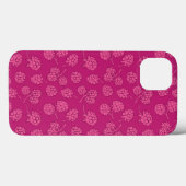 Magenta Berry Pattern Case-Mate iPhone Hülle (Rückseite (Horizontal))