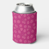 Magenta Berry Pattern Dosenkühler (Kanne Rückseite)
