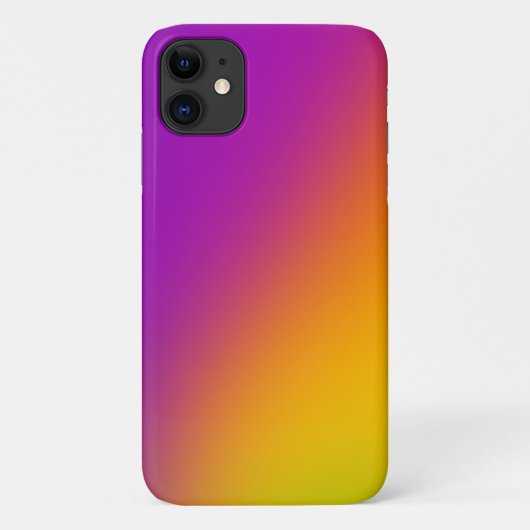 Magenta bis Gelbdiagonalgradient Case-Mate iPhone Hülle (Rückseite)