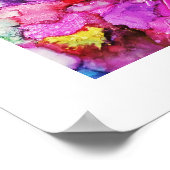 Magenta Blossoms Poster (Ecke)