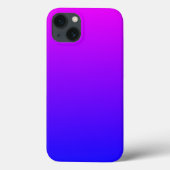 Magenta Blue Ombre Case-Mate iPhone Hülle (Rückseite)