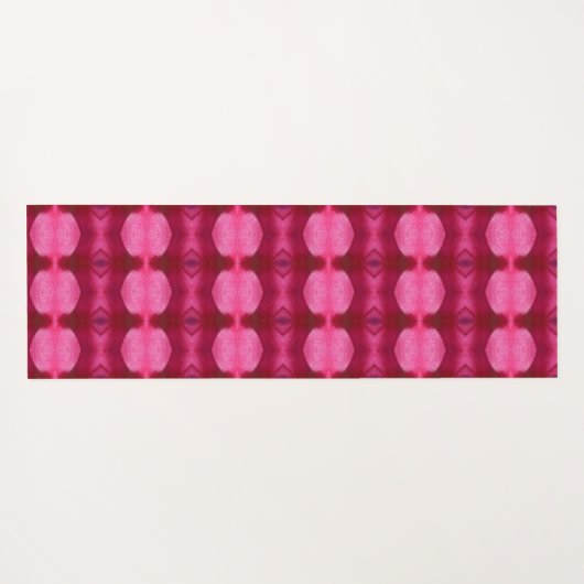 Magenta Blume Eleven Yogamatte (Rückseite (Horizontal))