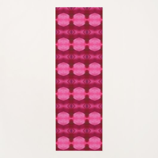 Magenta Blume Eleven Yogamatte (Vorderseite)