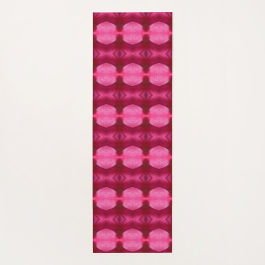 Magenta Blume Eleven Yogamatte (Rückseite)