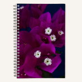Magenta Blume Foto Spiral Notebook Notizblock (Vorderseite)