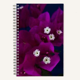 Magenta Blume Foto Spiral Notebook Notizblock