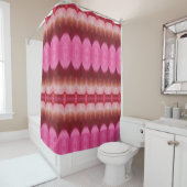 Magenta Blume Ikat 3 Duschvorhang (Beispiel)