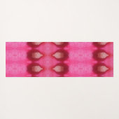 Magenta Blume Ikat 4 Yogamatte (Rückseite (Horizontal))