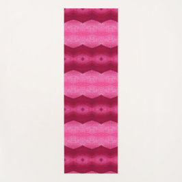 Magenta Blume Ikat 8 Yogamatte