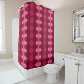 Magenta Blume Ikat 9 Duschvorhang (Beispiel)