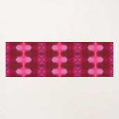 Magenta Blume Ikat 9 Yogamatte (Rückseite (Horizontal))