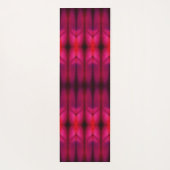 Magenta Blume Ikat Recoleta Yogamatte (Rückseite)