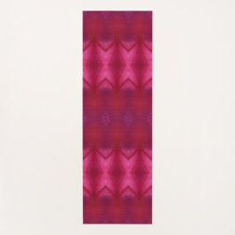 Magenta Blume Ikat Yogamatte