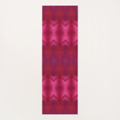 Magenta Blume Ikat Yogamatte (Rückseite)