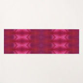 Magenta Blume Ikat Yogamatte (Vorderseite (Horizontal))