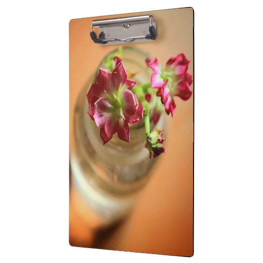 Magenta-Blume Klemmbrett (Links)