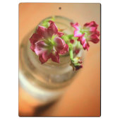 Magenta-Blume Klemmbrett (Rückseite)