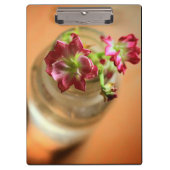 Magenta-Blume Klemmbrett (Vorderseite)