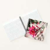 Magenta-Blume Notizblock (Innenseite)