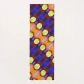 Magenta Blume x GL Ikat 5 Yogamatte (Rückseite)