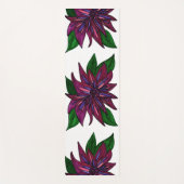 Magenta Blume Yoga Mat Yogamatte (Vorderseite)