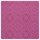 Magenta Boho Chic Mosaic Geometric Muster Stoff (Muster)