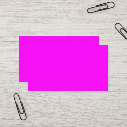 Magenta Business Card Visitenkarte (Vorderseite/Rückseite Beispiel)