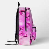 Magenta Butterfly Bedruckter Rucksack (Links)