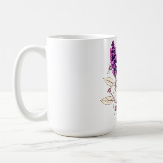 Magenta Butterfly Bush Kaffeetasse (Links)