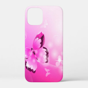 Magenta Butterfly Case-Mate iPhone Hülle