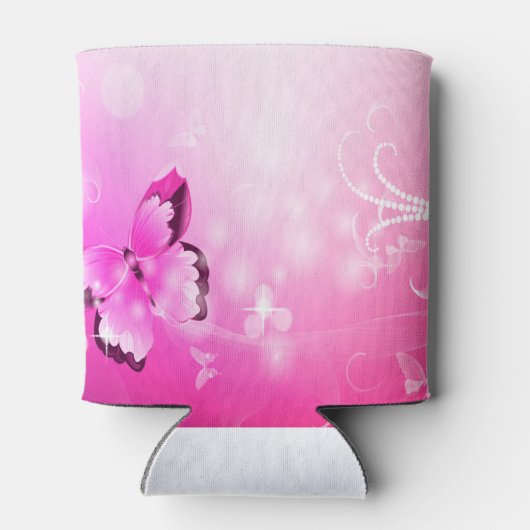 Magenta Butterfly Dosenkühler (Rückseite)